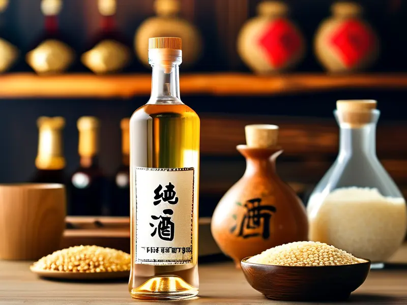 纯粮食酒与勾兑酒对比图