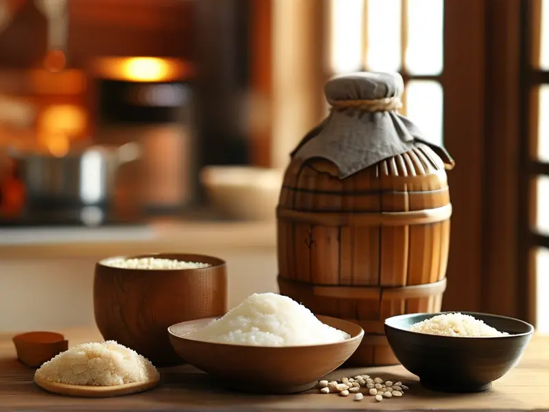 家庭自制酒酿的成品展示