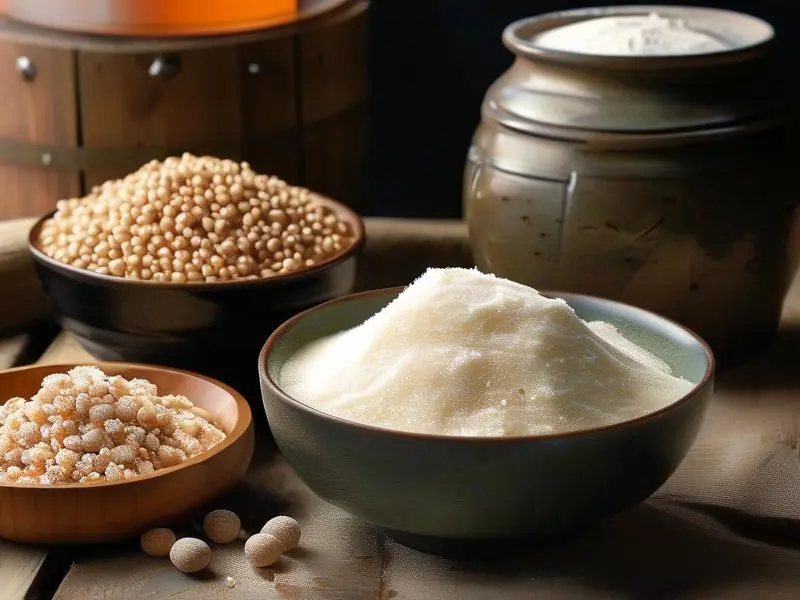 自制甜酒曲比例示意图