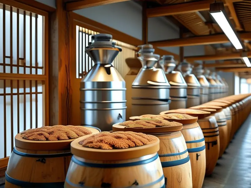 白酒酿造工艺流程示意图