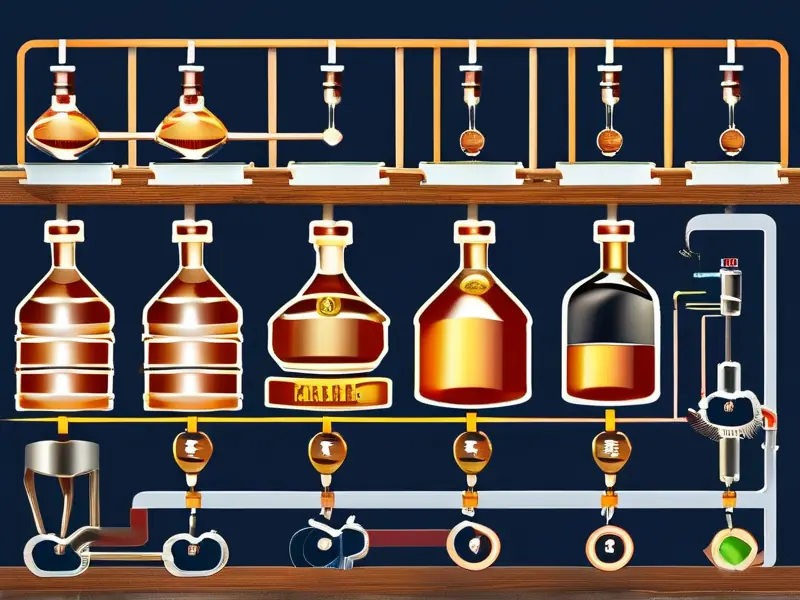 白酒酿造工艺流程示意图