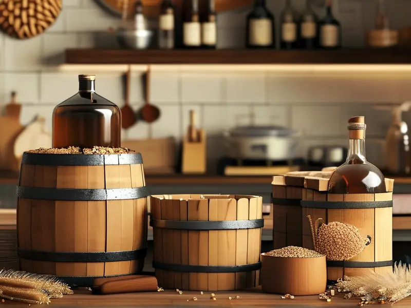 家庭酿酒技术展示白酒制作过程