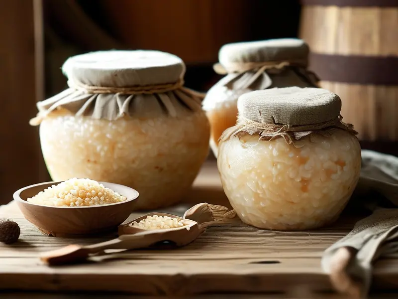 家庭自制米酒过程展示