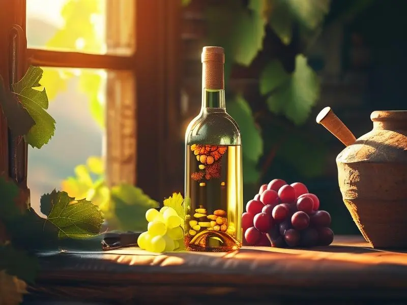 家庭自酿葡萄酒成品展示