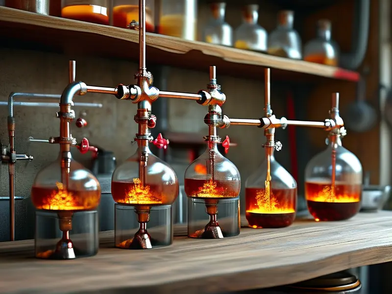 自制烧酒设备示意图