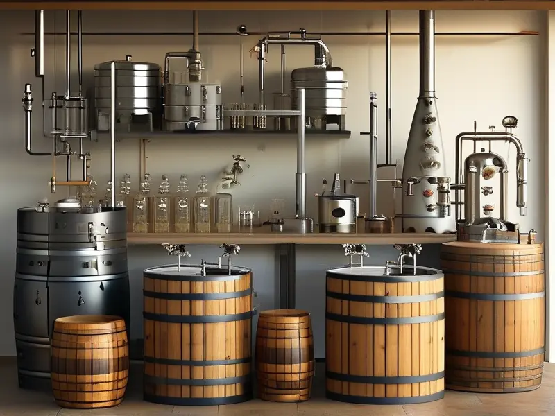 家庭小型酿酒厂设备布局示意图