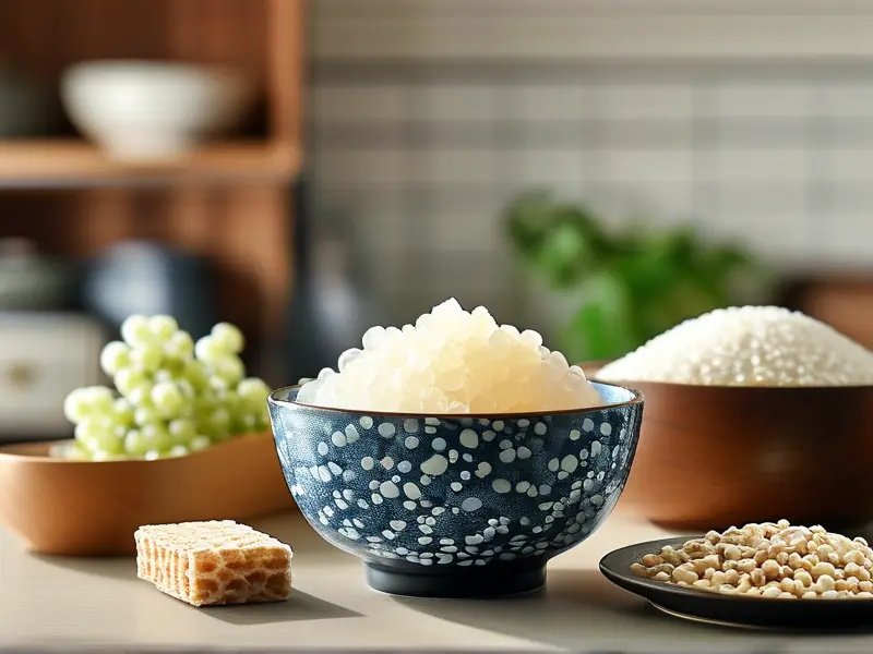 自制江米甜酒成品展示