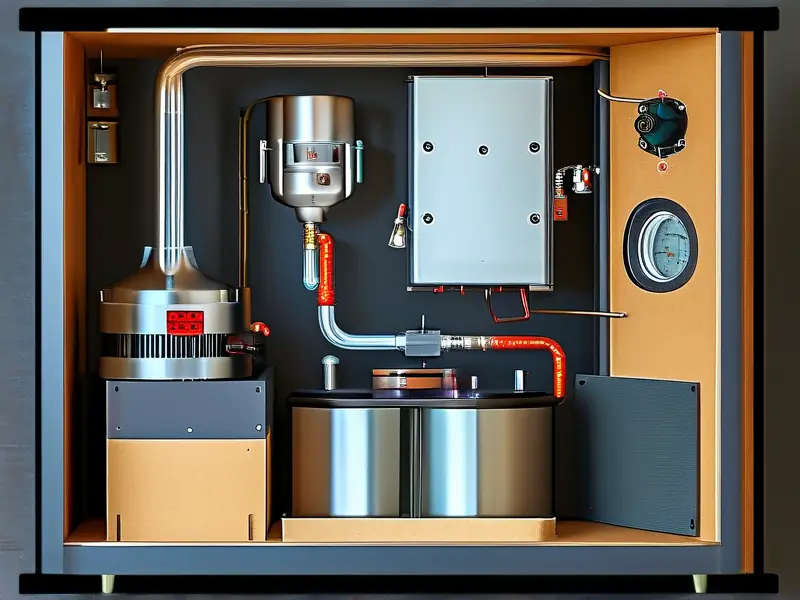 自制酿酒发酵恒温箱内部结构示意图