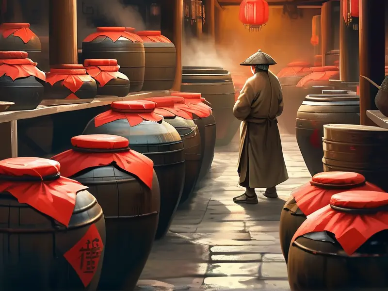 传统白酒发酵过程实景展示