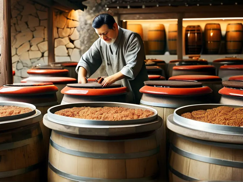 白酒发酵过程展示