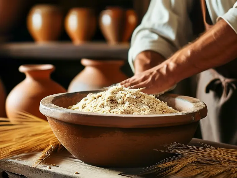 酿酒师手工制作白酒酒曲的详细过程