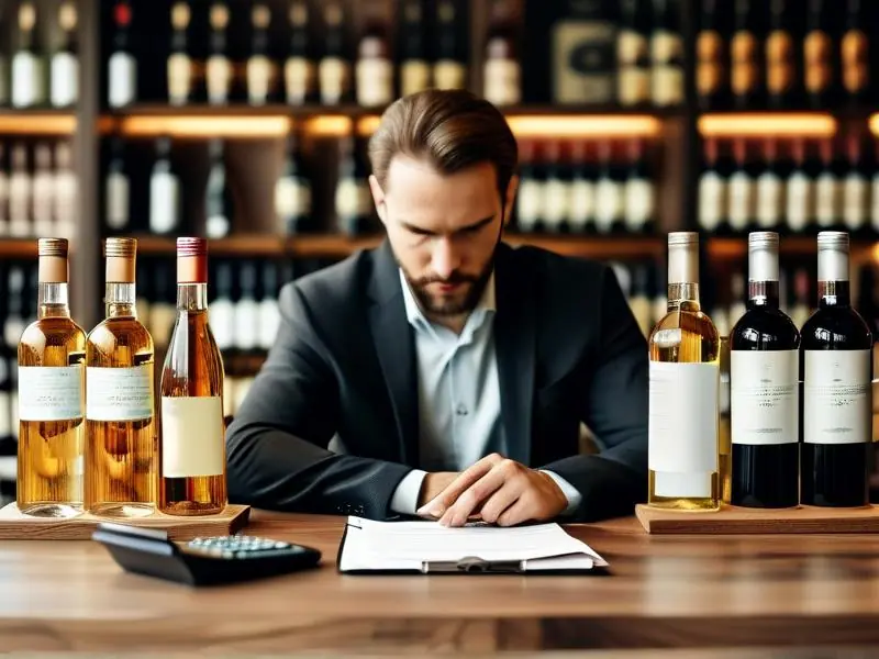 白酒代理商务洽谈场景