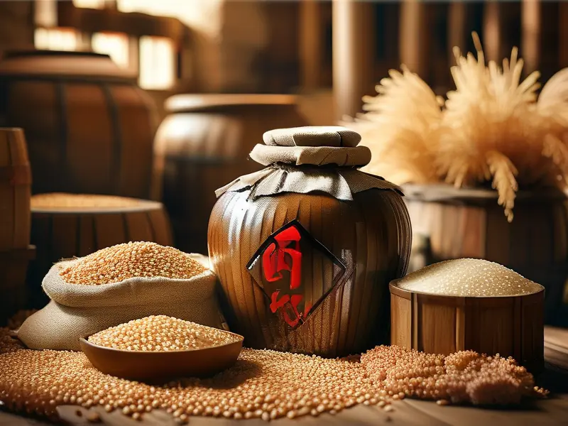 纯粮食酿造酒发酵过程