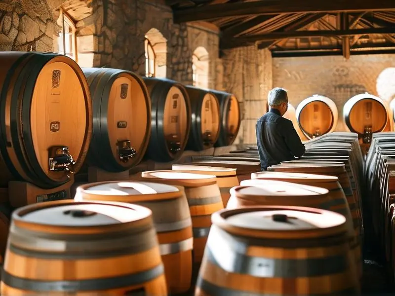 第一酿酒有限公司传统酒窖内部场景