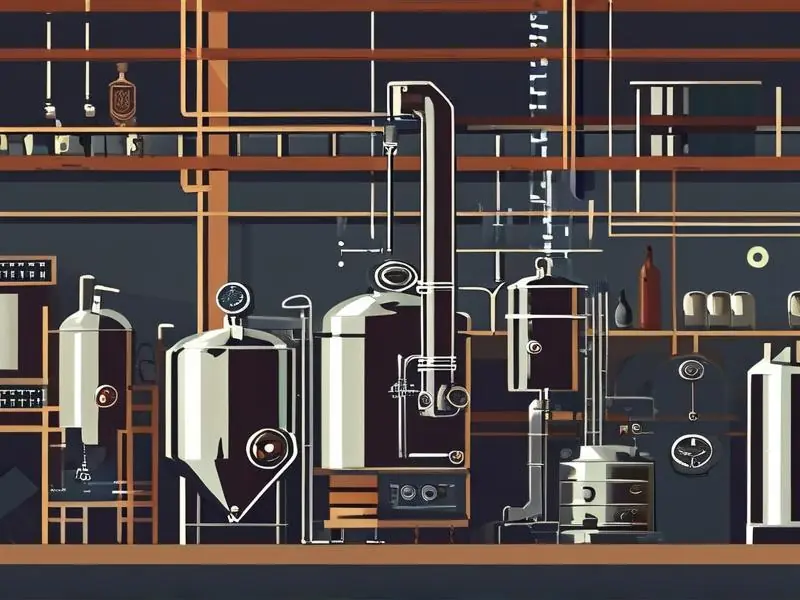 酿酒师检查二手酒设备
