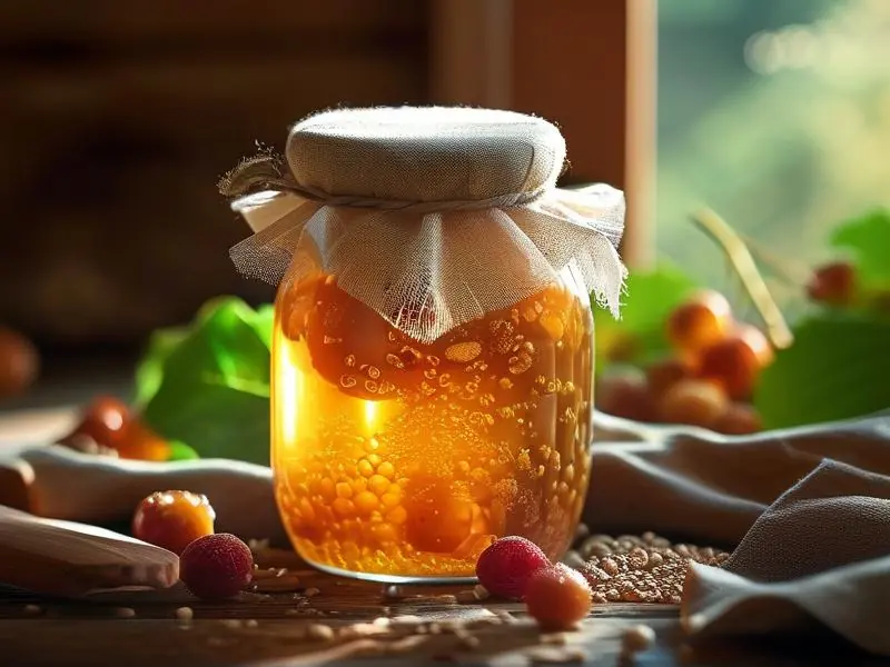 家庭自制果酒发酵过程实拍图