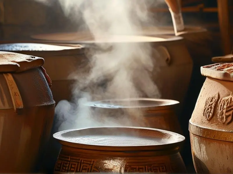 传统酱香酒酿造工艺流程实拍图