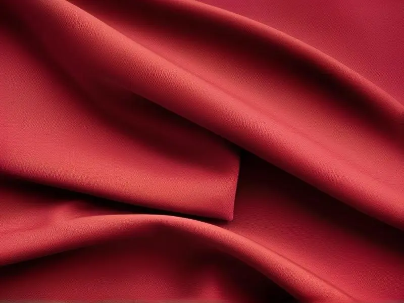 酒红色织物褪色过程对比图