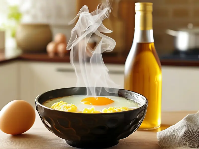 酒烧鸡蛋成品展示图