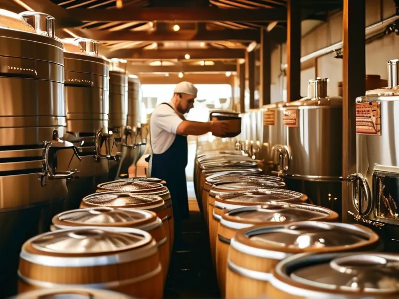 传统粮食酿酒工艺现场操作