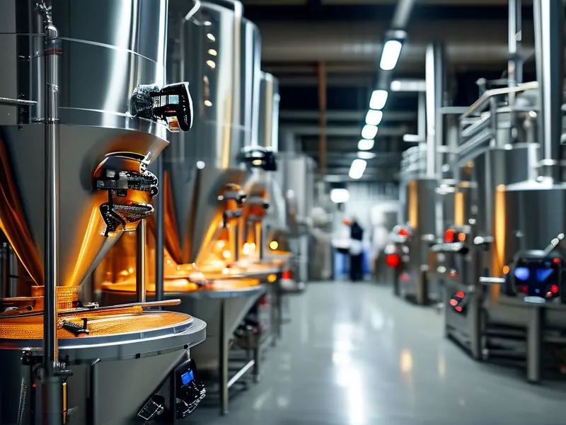 现代化粮食酿酒设备展示