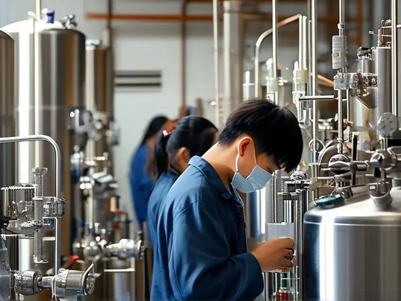 泸州职业技术学院酿酒技术专业实践教学场景