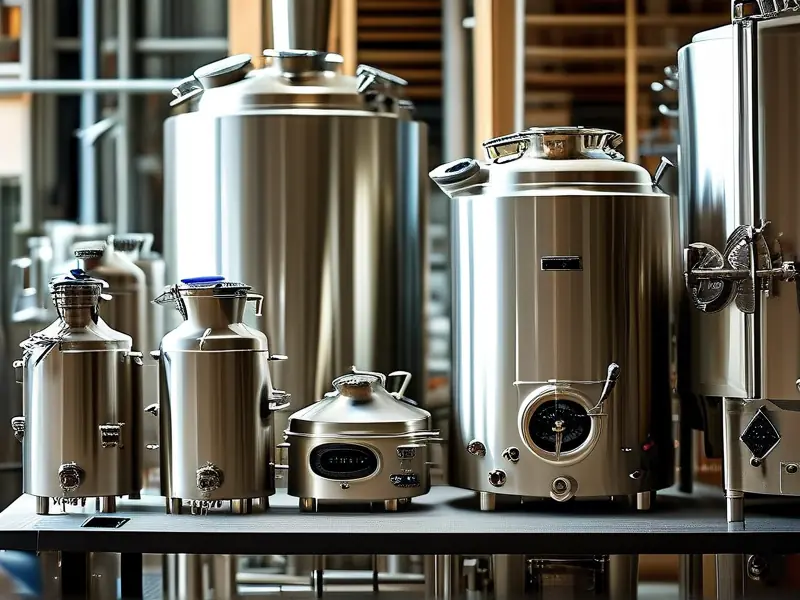 不同型号酿酒设备展示