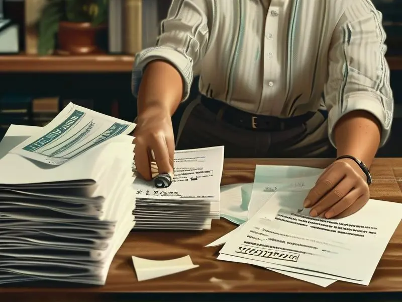 办理酿酒手续的政府办公场景