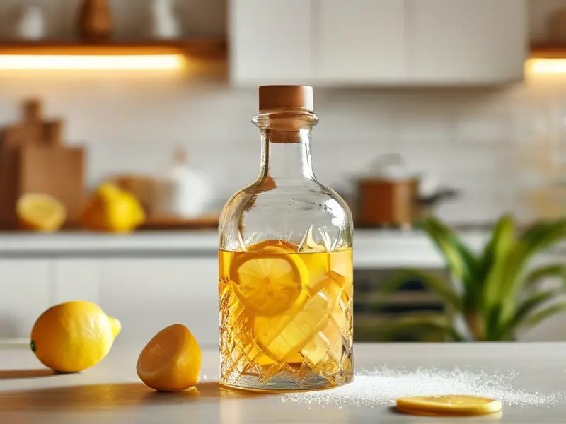 自制柠檬酒成品展示