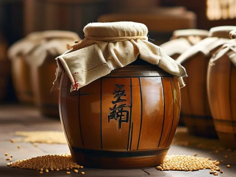 糯高粱发酵过程实拍