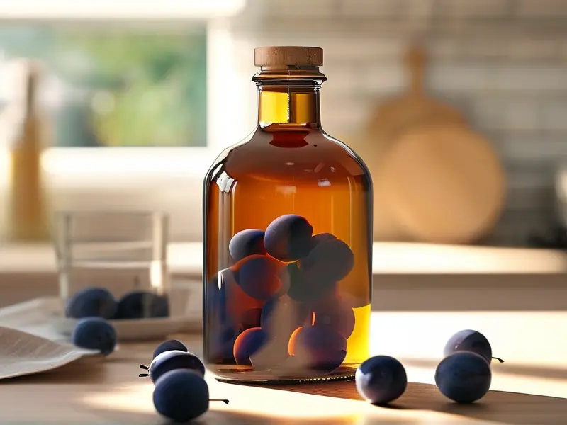 家庭自制青梅酒成品展示