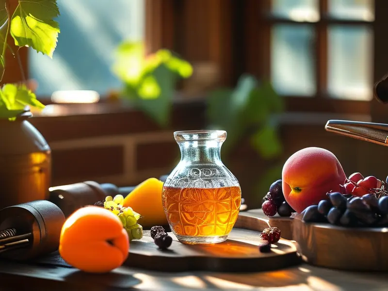 专业酿酒师检测果酒制作过程