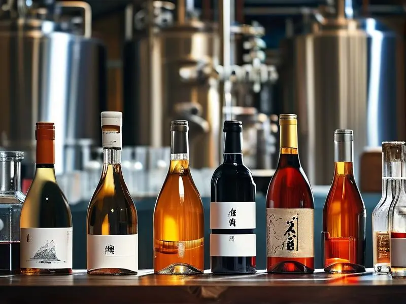 酿酒师测量白酒酒精浓度的工作场景