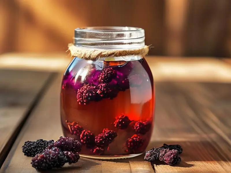 桑葚干泡酒制作过程实拍图