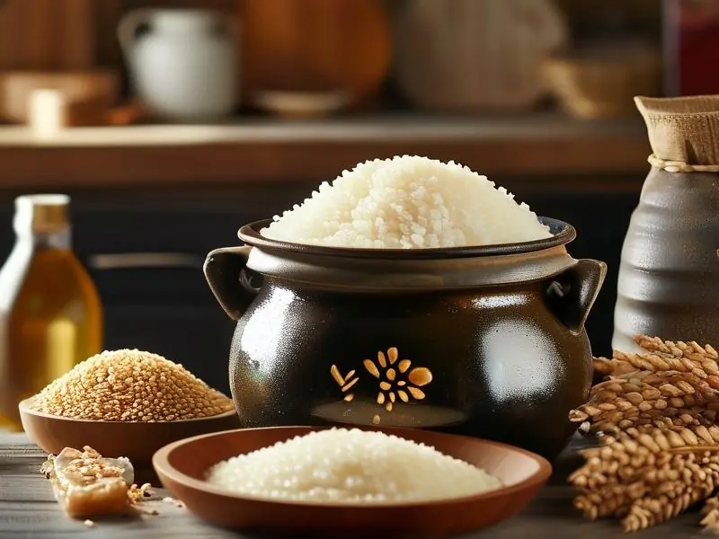 甜白酒发酵过程展示