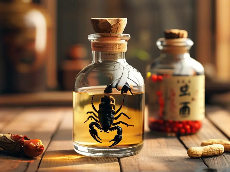 蝎子泡酒展示图