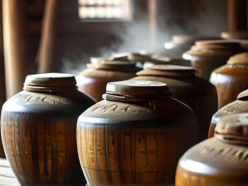 巽风酱香型白酒传统发酵过程实景