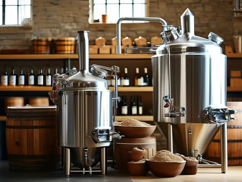 一百斤酿酒设备实物展示