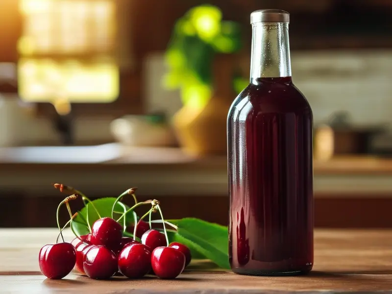家庭自制樱桃酒的步骤展示