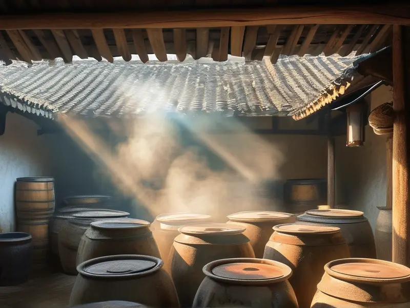 传统白酒酿造工艺实景展示