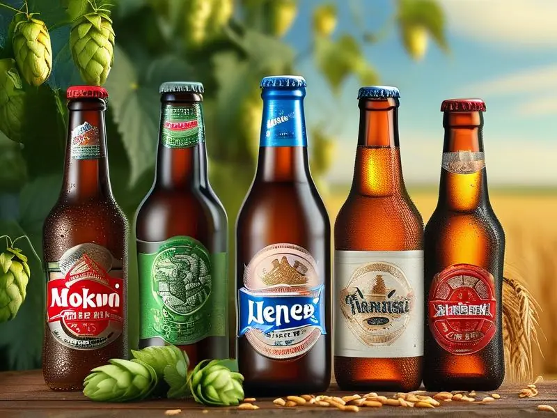 中国纯粮食啤酒品牌展示