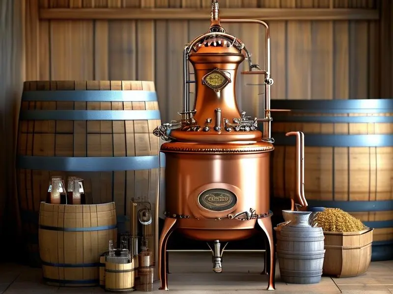 复古1892酿酒设备展示