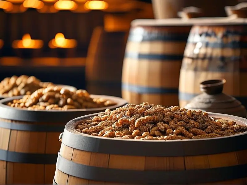 白酒发酵过程展示