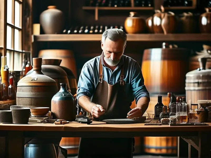 酿酒师勾调白酒的工艺过程
