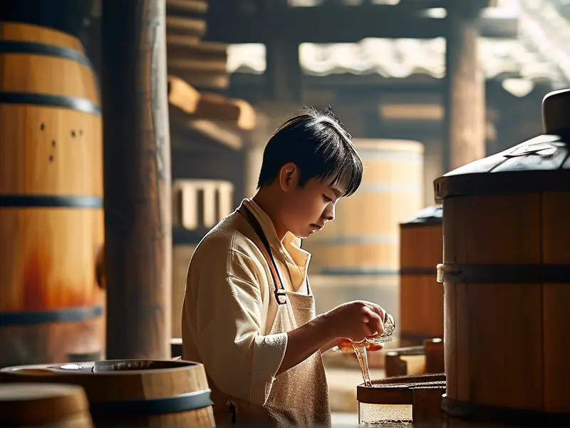 白酒酿造培训班学员实地学习传统酿酒技术