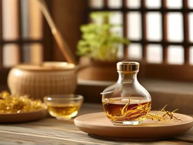 蝉蜕泡酒成品展示