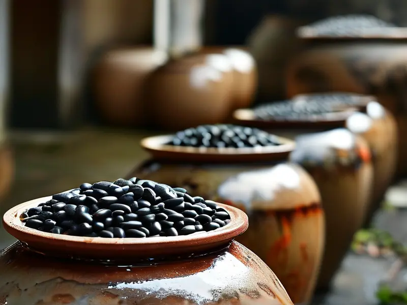 潮汕黑豆酒制作过程实拍图