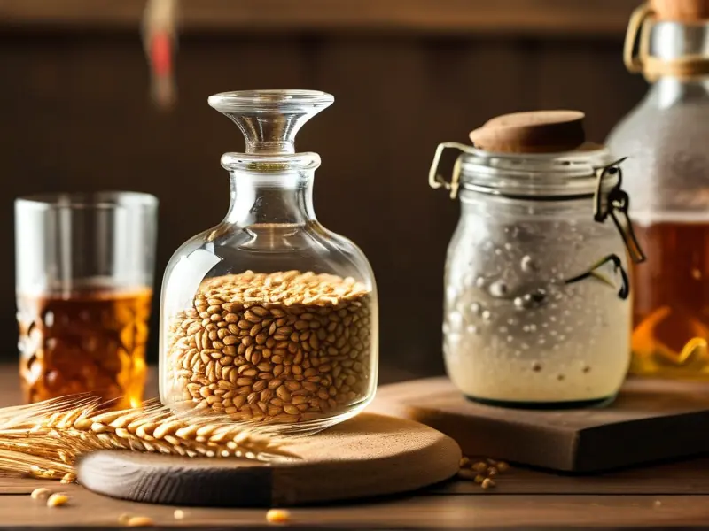 家庭自酿大麦酒所需原料和工具展示