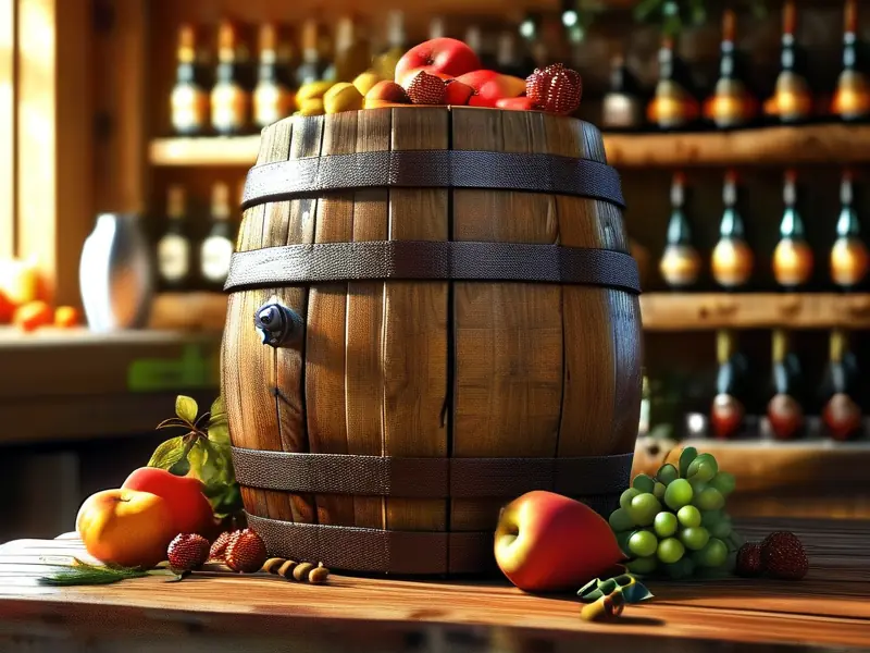 地下城水果酒发酵过程实景图