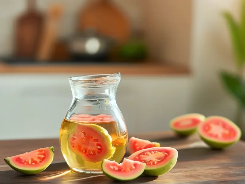 番石榴切片泡制过程实拍图